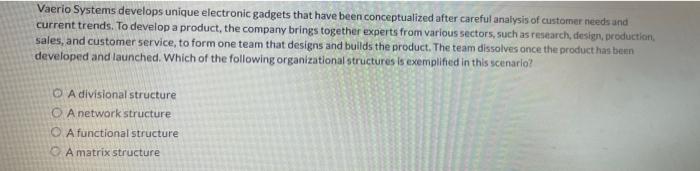 Vaerio Systems develops unique electronic gadgets