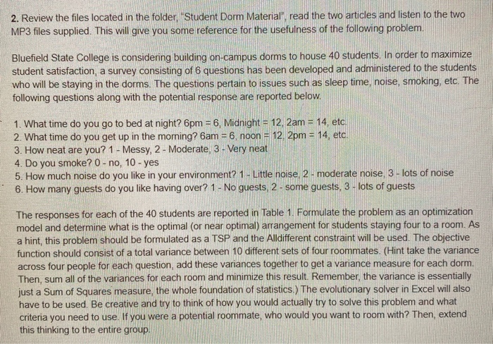 2. Review the files located in the folder,