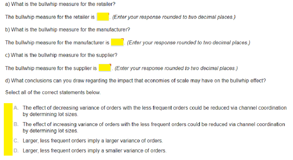 tab to better see the problem Consider a three-firm supply chain consisting