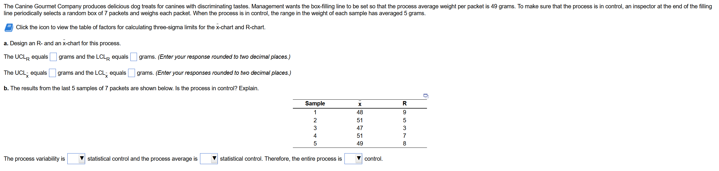 line periodically selects a random box of 7