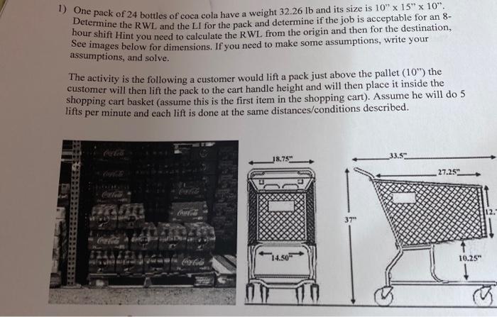 please solve One pack of 24 bottles of coca cola