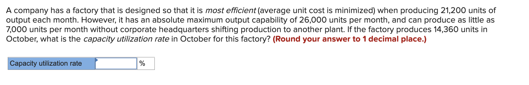 A manufacturing shop is designed to operate most