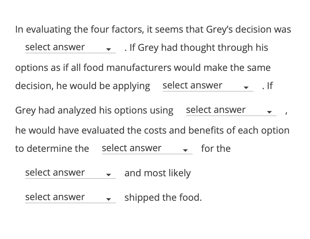 Please Answer the multiple-choice: Jackson Grey
