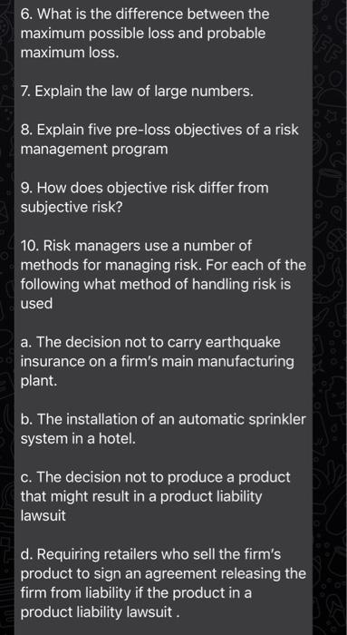 6. What is the difference between the maximum