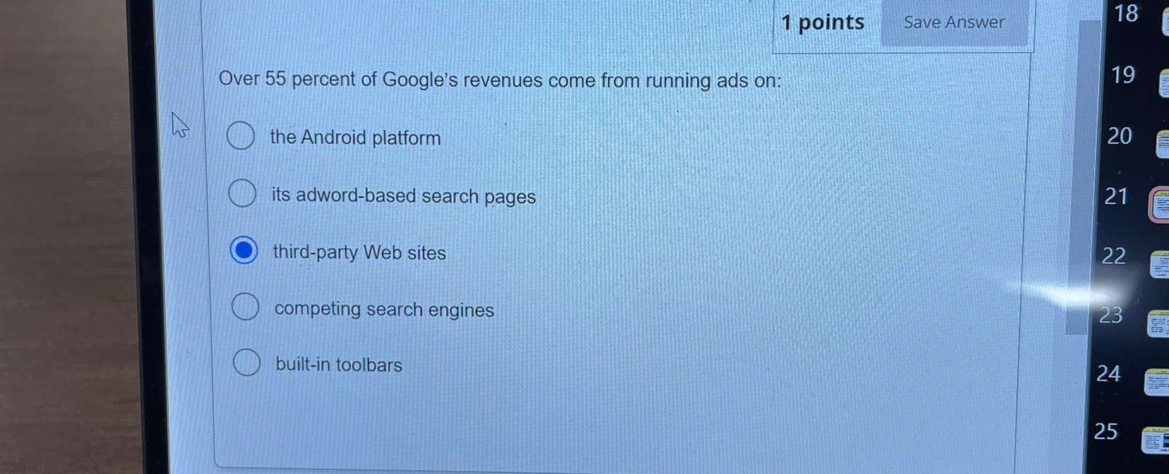 1 points Save Answer Search engines use to