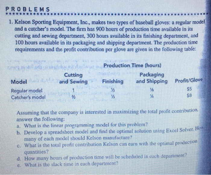 please out the answer in excel form! i need to