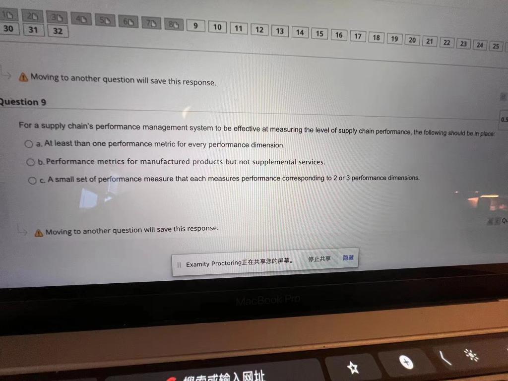 (1) Moving to another question will save this