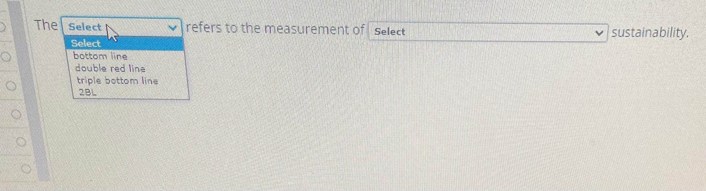 Each Question has two selection answer need both
