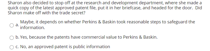 Sharon also decided to stop off at the research