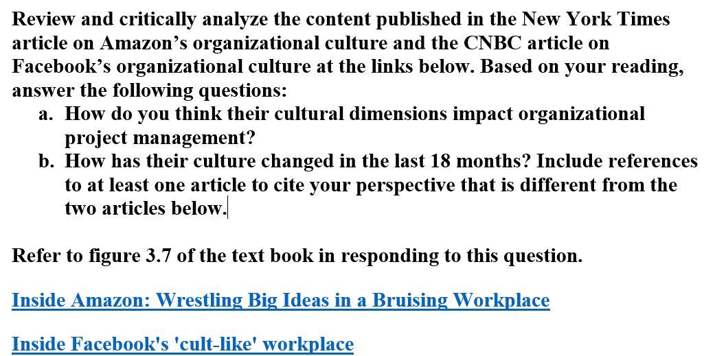 Review and critically analyze the content