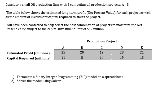 How do you set up a spreadsheet in Excel for a