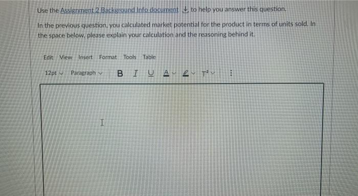 Use the Assignment2 Background Info document to