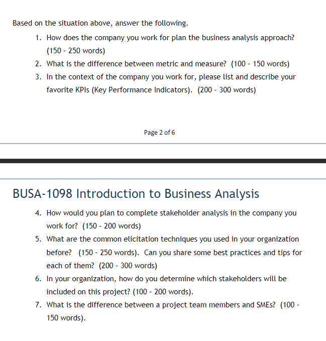 i need this asap pls ty Based on the situation