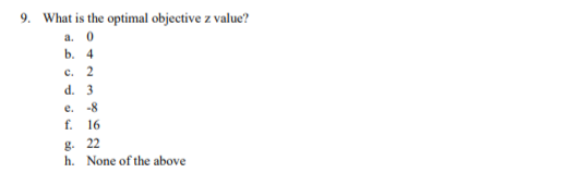 max Questions #6 to #9 are based on using the