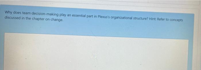 Explain the organization and technology used by