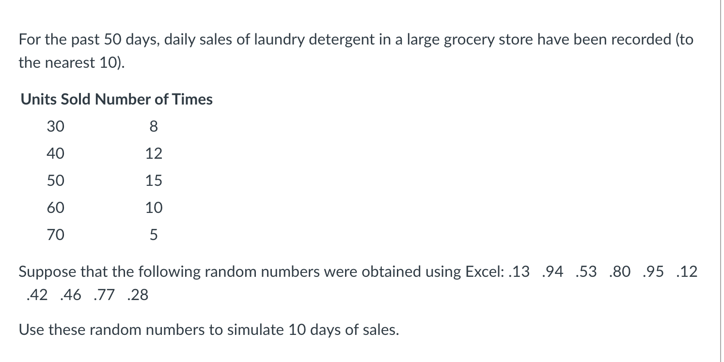 Pl Please use excel and show the work process For