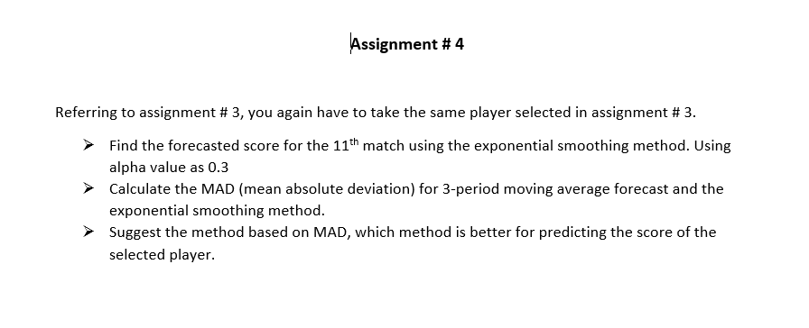 Question You have to choose any cricket player,