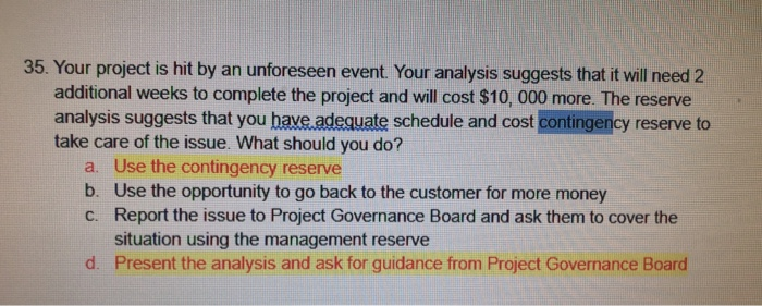 Management Information Systems 35. Your project