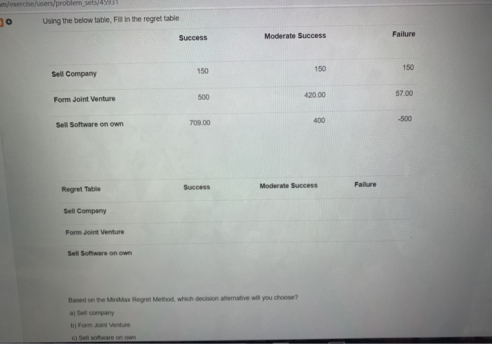 m/exercise/users/problem sets/45931 Using the