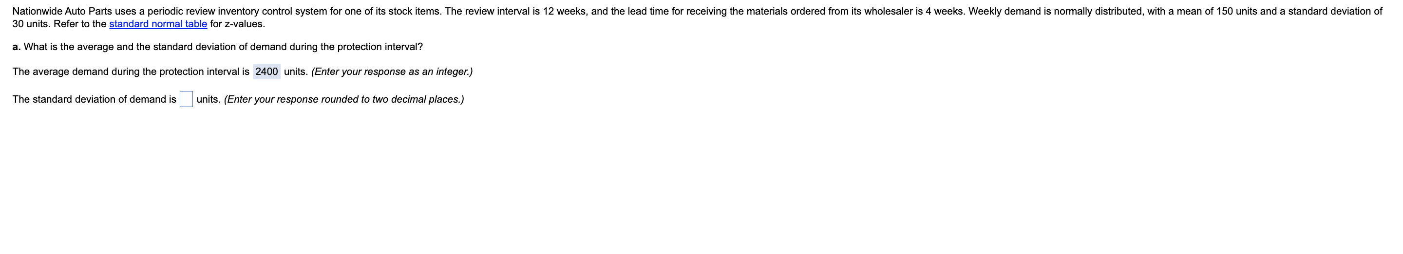 Nationwide Auto Parts uses a periodic review