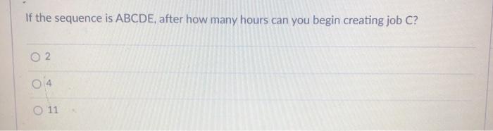 A secretary has five word processing jobs to