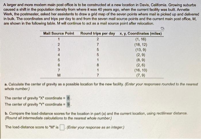 what is the load-distance score to "M" ?? A