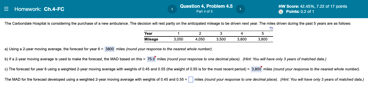 Homework: Ch.4-FC Question 10, Problem 4.15 Part