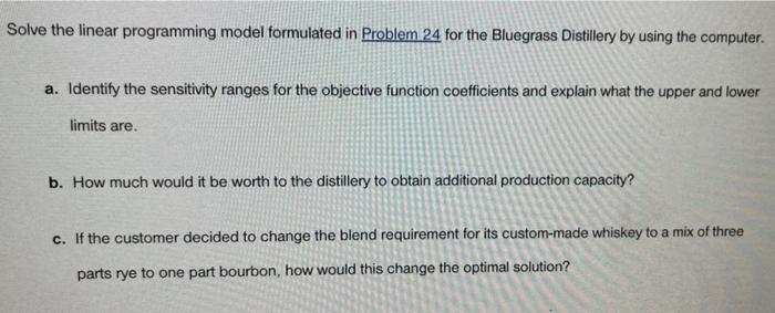 The Bluegrass Distillery produces custom-blended