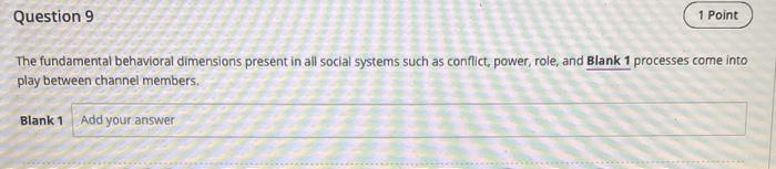 The fundamental behavioral dimensions present in