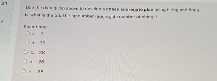 answer all parts please. Use the following data