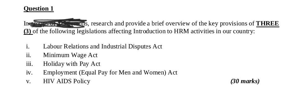 Question 1 Ingen ons, research and provide a