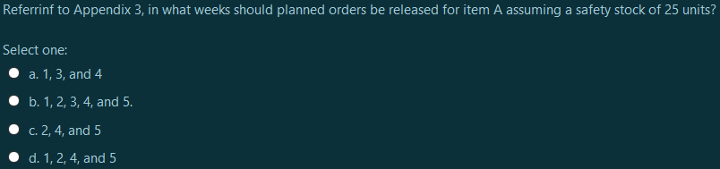 Appendix 3 Period 3 1 2 4 5 6 Gross Requirements