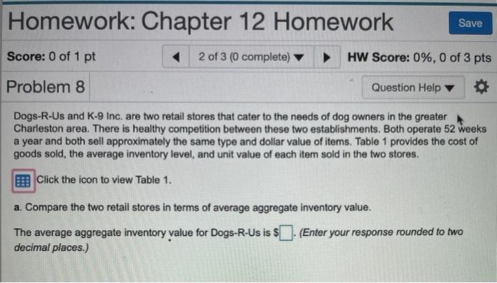 i need the i need the average aggregate inventory