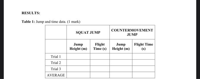 1. When ready, jump as high as possible using the