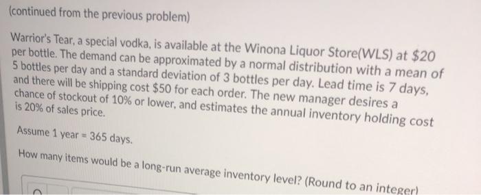 (continued from the previous problem) Warrior's