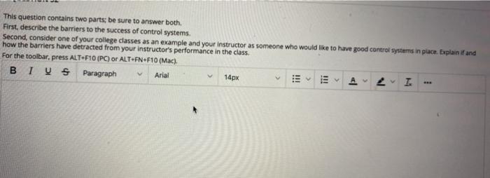 This question contains two parts: be sure to