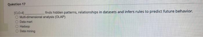 i need an answer in an hour please Question 17