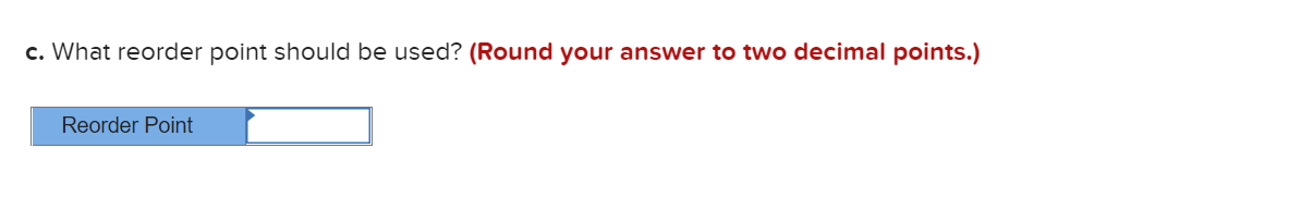 Problem 12-19 (Algo) Given this information: