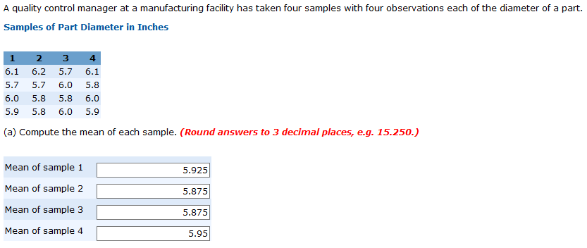 A quality control manager at a manufacturing
