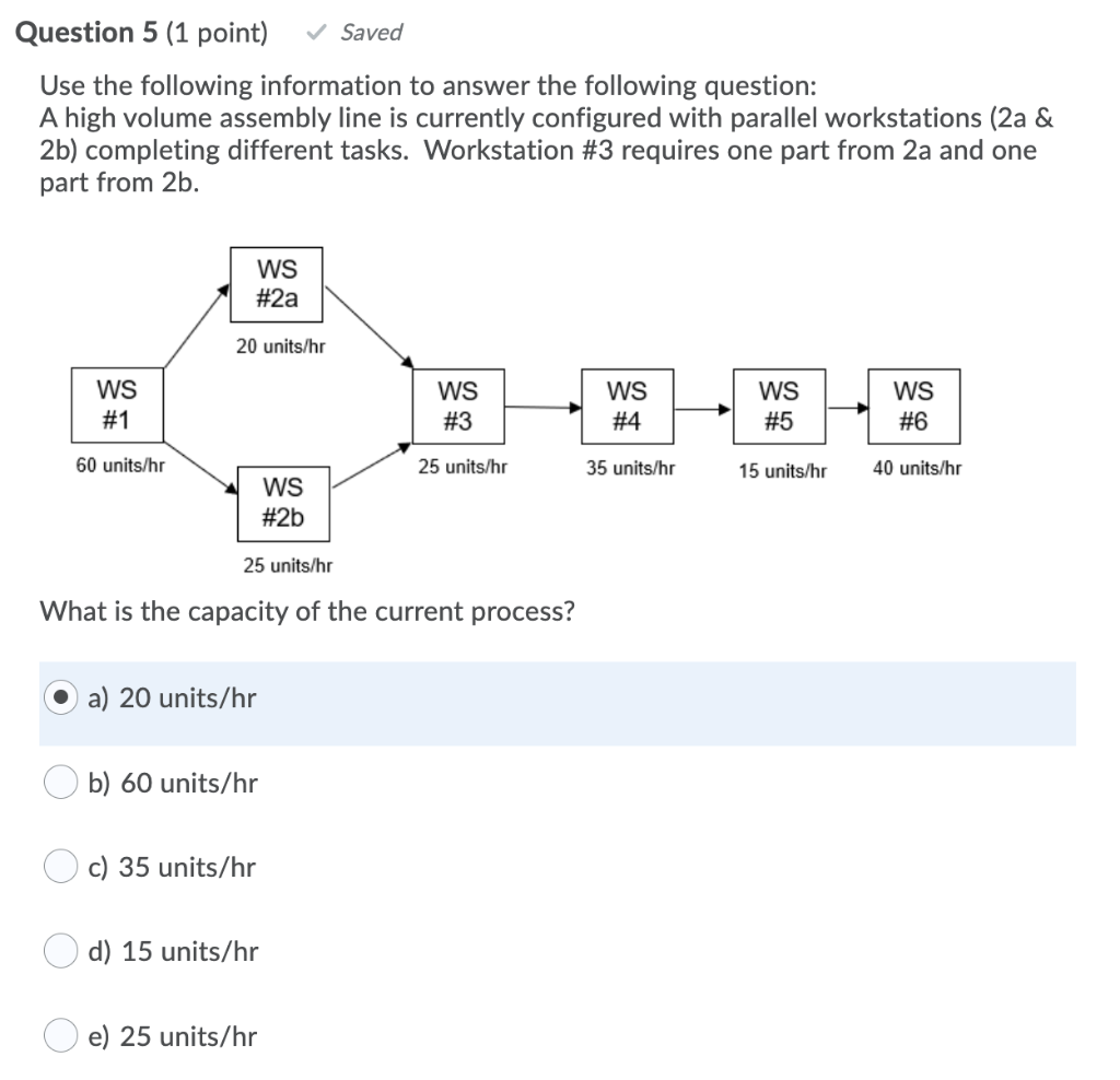 Question 19 (1 point) Use the network diagram