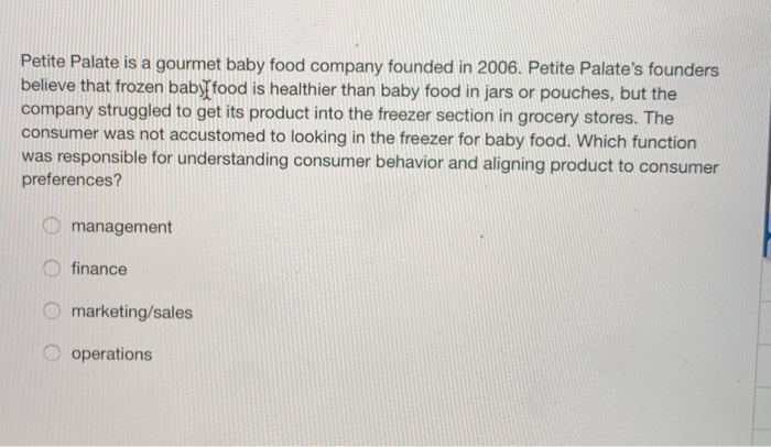 Petite Palate is a gourmet baby food company