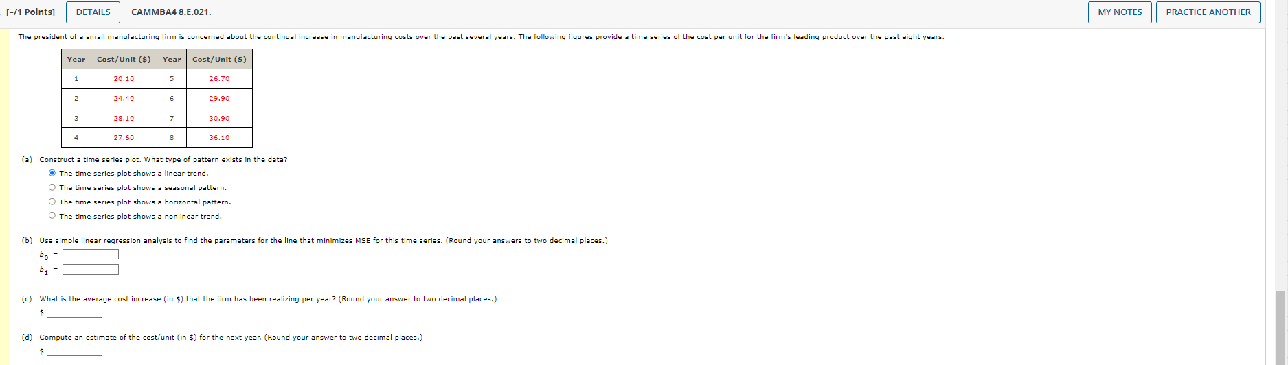 [-/1 Points] DETAILS CAMMBA4 8.E.021. MY NOTES