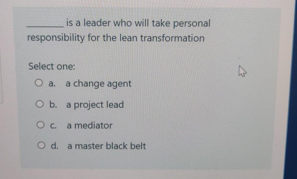 please help is a leader who will take personal