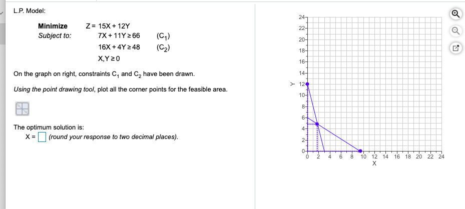 please help me find X, Y and Z L.P. Model: Q 24