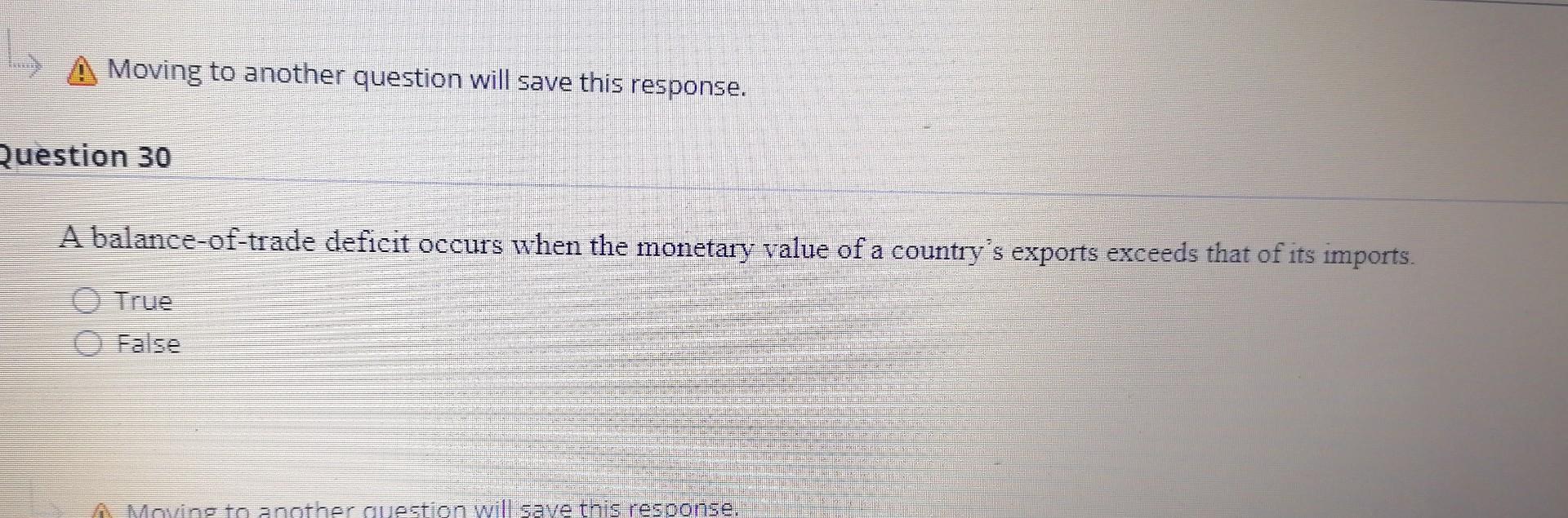 A Moving to another question will save this