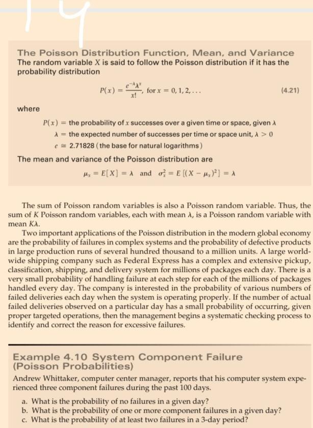 bj The Poisson Distribution Function, Mean, and