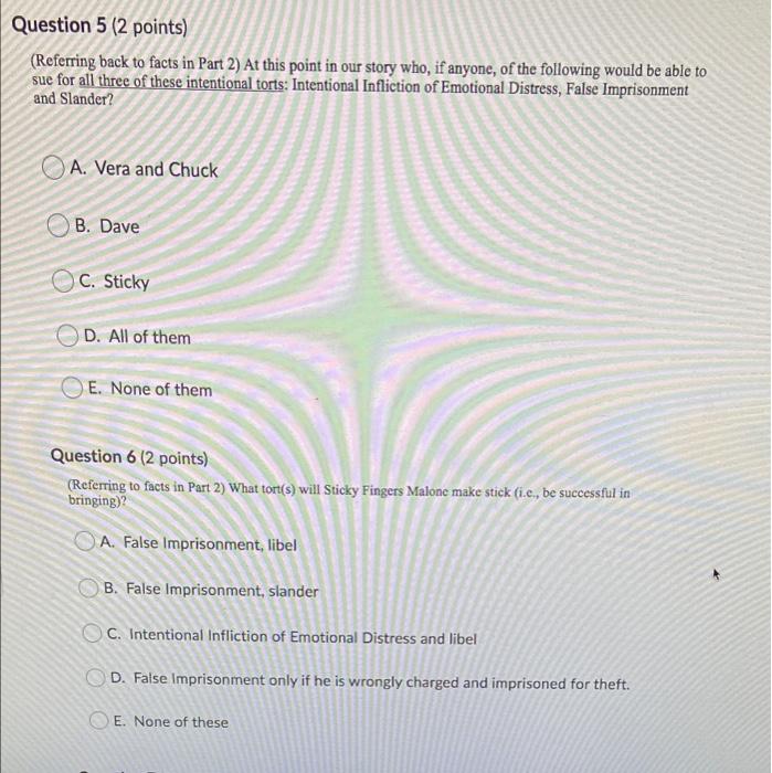 Part 2 PLEASE NOTE: Questions 4, 5 and 6 below