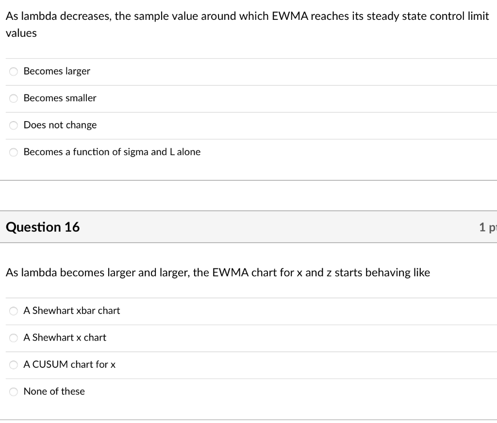 As lambda decreases, the sample value around