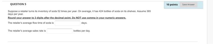 10 points Save Answer QUESTIONS Suppose a