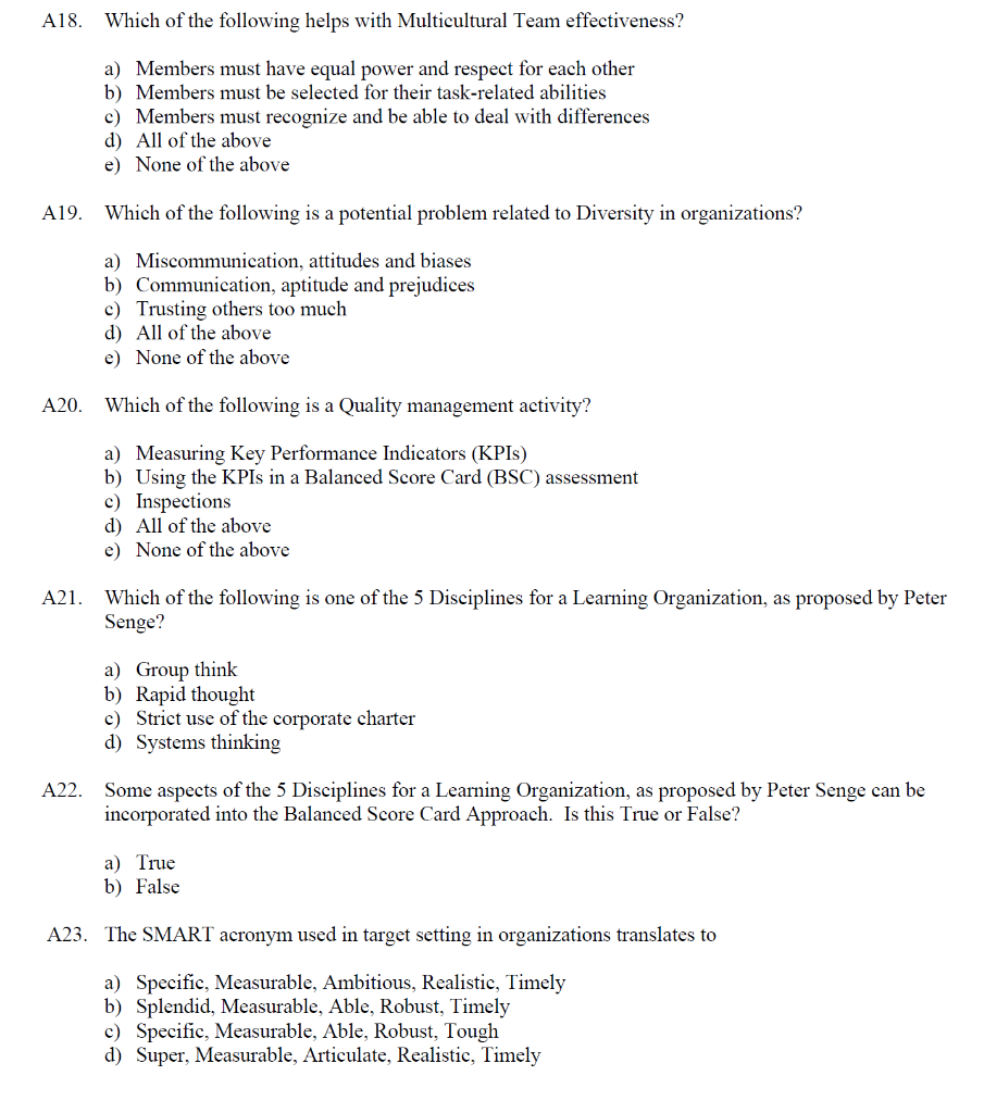 No need to explain, only correct options. Thanks